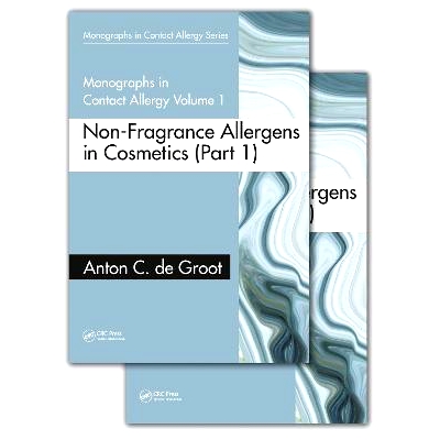 预订 Monographs in Contact Allergy, Volume 1: Non-Fragrance Allergens in Cosmetics (Part 1 and Part 2) 接触过敏专论 第1