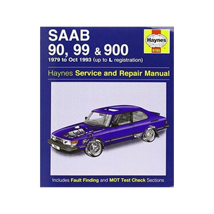 [预订]Saab 90, 99 & 900 Petrol (79 - Oct 93) Haynes Repair Manual 9780857336262