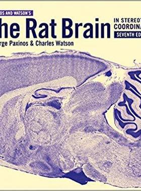 【预售】The Rat Brain in Stereotaxic Coordinates