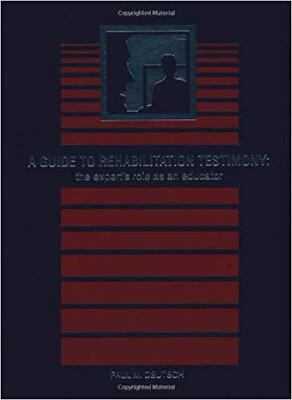 【预售】A Guide to Rehabilitation Testimony