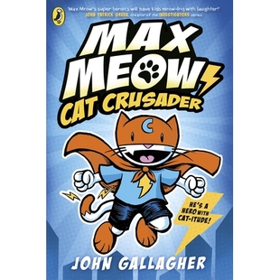 Book 册：猫咪十字军 Max 9780241711583 麦克斯喵 Meow Crusader 预订 Cat