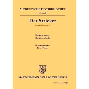 Mit einem Anhang 预订 Weinschwelg Der 9783110482133 Verserzählungen