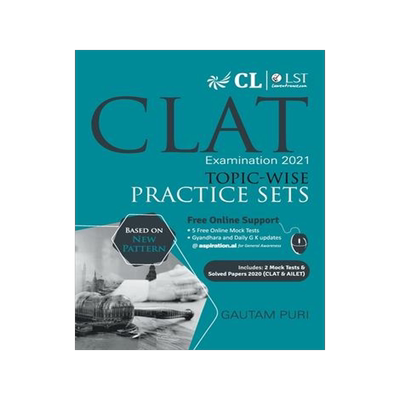 [预订]CLAT 2021 Topic-Wise Practice Sets 9789390187782