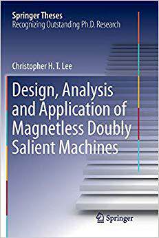 【预售】Design, Analysis and Application of Magnetless Doubly Salient Machines