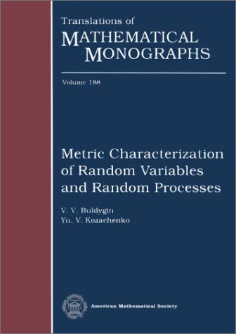 【预售】Metric Characterization of Random Variables and Random Processes