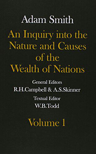 【预订】The Glasgow Edition of the Works and Correspondence of Adam Smith: Volume I and II An Inquiry into the Nat...