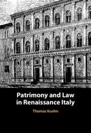 [预订]Patrimony and Law in Renaissance Italy 9781316513538