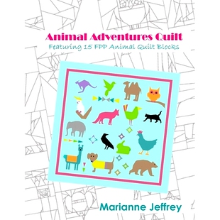 Quilt Featuring 预订 Blocks Adventures FPP 9798411807011 Animal