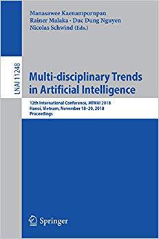 【预售】Multi-disciplinary Trends in Artificial Intelligence