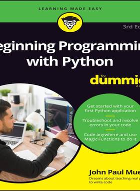 [预订]Beginning Programming with Python for Dummies, 3/e