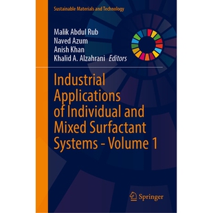 预订 Industrial Applications of Individual and Mixed Surfactant Systems - Volume 1 单一及混合表面活性剂体系的工业应用 第