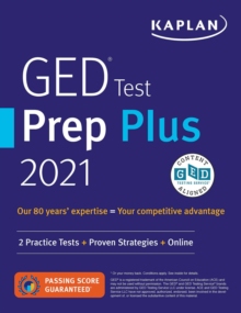 【预订】GED Test Prep Plus 2021: 2 Practice Tests + Proven Strategies + Online