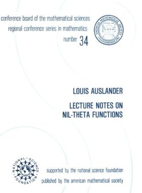 【预售】Lecture Notes on Nil-Theta Functions