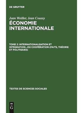 预订 Internationalisation et intégration...ou coopération (faits, théorie et politiques): 9783111026398