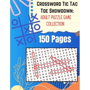 Book Crossword Tic Showdown Puzzle Adult Tac 预订 9798879755596 Game Collection Toe