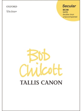 预订 Tallis Canon 塔利斯佳音：SATB双重合唱无伴奏: 9780193357129