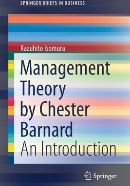 【预订】Management Theory by Chester Barnard 9789811629785