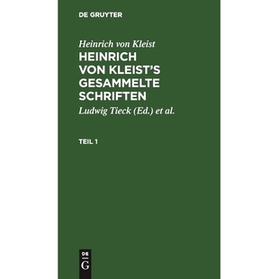 Schriften Gesammelte 9783112628355 预订 Hkgs Kleist