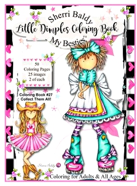 预订 Sherri Baldy My Besties Little Dimples Coloring Book: 9781945731112