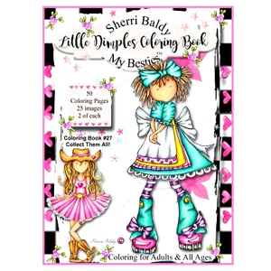 预订 Sherri Baldy My Besties Little Dimples Coloring Book: 9781945731112