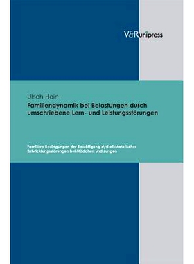 预订 Familiendynamik bei Belastungen durch umschriebene Lern- und Leistungsstörungen: Familiäre Bedingungen der Bewäl