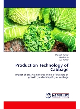 预订 Production Technology of Cabbage: 9783659934223