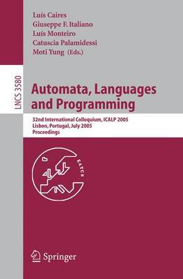 【预订】Automata, Languages and Programming