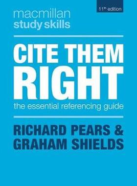 【预订】Cite Them Right: The Essential Referencing Guide
