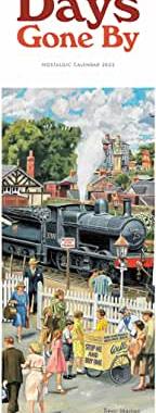 【预订】Days Gone By, Nostalgia by Trevor Mitchell Slim Calendar 2022 9781529813739