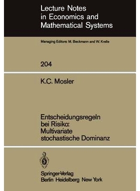 预订 Entscheidungsregeln bei Risiko Multivariate stochastische Dominanz: 9783540119449