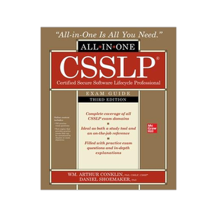 [预订]Csslp Certified Secure Software Lifecycle Professional All-In-One Exam Guide, Third Edition 9781264258208