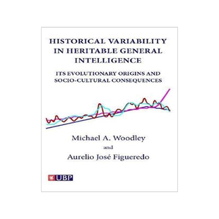 [预订]Historical Variability In Heritable General Intelligence: Its Evolutionary Origins and Socio-Cultura 9781908684264