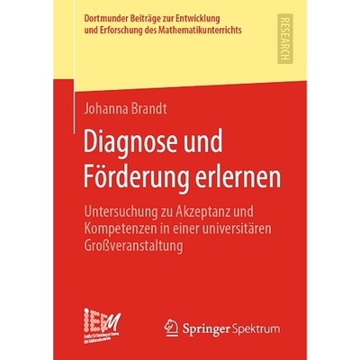 预订 Diagnose und Förderung erlernen Untersuchung zu Akzeptanz und Kompetenzen in einer universitären Großveranstaltu