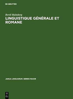 预订 Linguistique générale et romane: Etudes en allemand, anglais, espagnol et français: 9789027924292