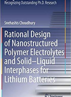 【预售】Rational Design of Nanostructured Polymer Electrolytes and Solid–Liquid Interphases for Lithium Batteries