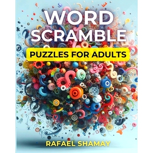 Puzzle Words 600 Print Word Scramble Brain for Book With 预订 Adults Teasers Large