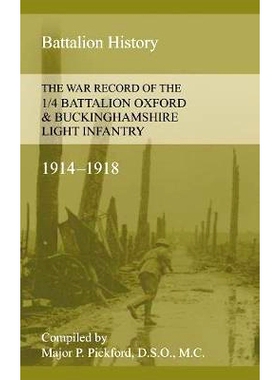 预订 War Record of the 1/4 Battalion Oxford & Buckinghamshire Light Infantry 1914-1918: 9781783311842