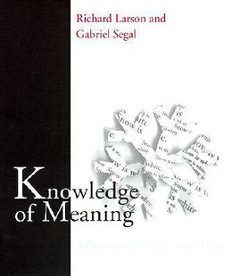 Semantic Theory Meaning Knowledge 预订 Introduction