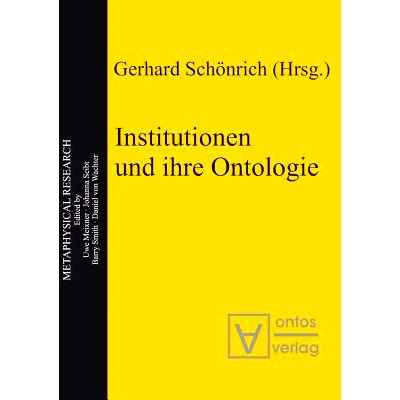 预订 Institutionen und ihre Ontologie: 9783110324433