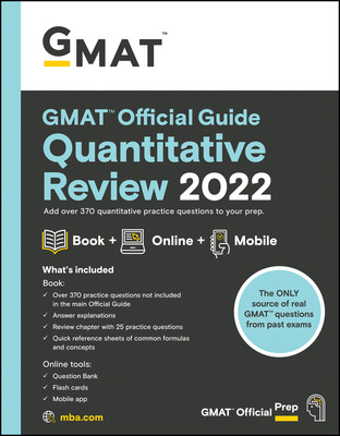 【预订】Gmat Official Guide Quantitative Review 2022:Book + Online Question Bank, 1Ed 9781119793786