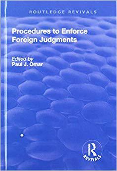 【预售】Procedures to Enforce Foreign Judgments