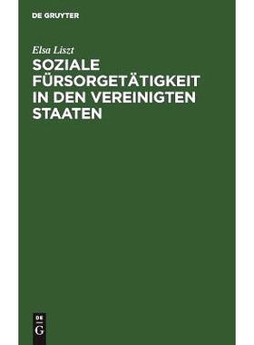 预订 Soziale Fürsorgetätigkeit in den Vereinigten Staaten: Reiseskizzen: 9783111173061