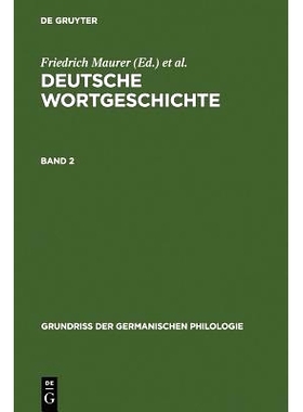 预订 Deutsche Wortgeschichte Bd 2  Ggph 17/2         3A: 9783110036190