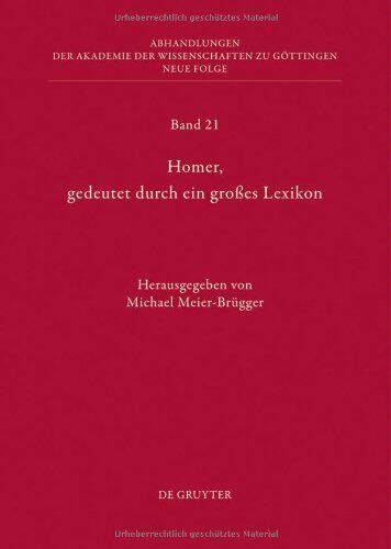 【预订】Homer, gedeutet durch ein großes Lexikon 9783110285185