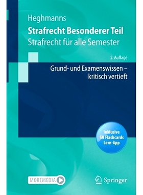 预订 Strafrecht Besonderer Teil: Strafrecht Für Alle Semester - Grund- Und Examenswissen Kritisch Vertieft: 97836626396