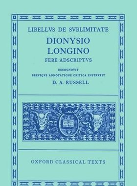 【预订】Longinus Libellus de Sublimitate