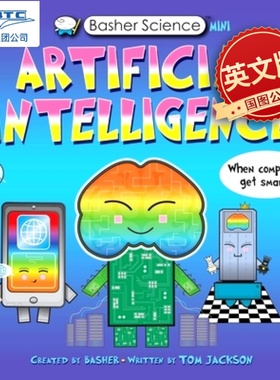 现货 好玩的科学书 AI人工智能 迷你版 儿童科学科普启蒙 Basher STEM 英文原版 Basher Science Mini: Artificial Intelligence