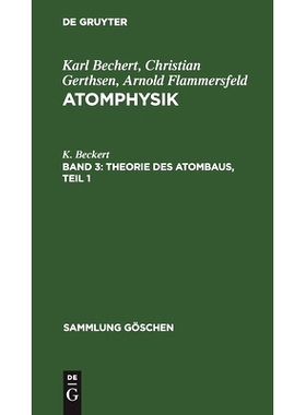 预订 Theorie des Atombaus, Teil 1: 9783112304471