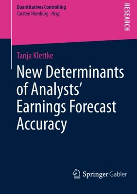 【预订】New Determinants of Analysts’ Earnings Forecast Accuracy