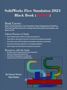 预订 SolidWorks Flow Simulation 2024 Black Book